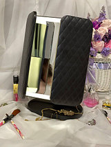 Зеркало косметическое настольное с подсветкой черное, фото 3