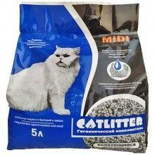 Наполнитель Сибирская Кошка Catlitter carbon MIDI 5 л комкующийся ( уп 1 шт )