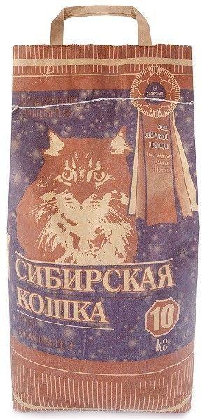 Наполнитель Сибирская Кошка Супер ( комкующийся ) 10 кг
