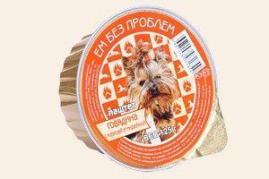 Ем без проблем консервы для собак 125 гр говядина, курица, индейка, фото 1