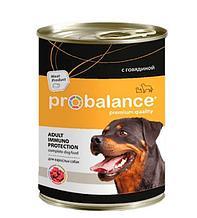 ПРОБаланс консервы для собак говядина 850 гр (уп 12 ШТ)
