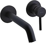 Смеситель для раковины Allen Brau Priority 5.31030-31 черный матовый (с внутренней частью), фото 3