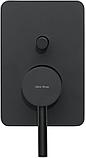 Смеситель для душа Allen Brau Priority X2 5.31011-31 (с внутренней частью) черный матовый, фото 3