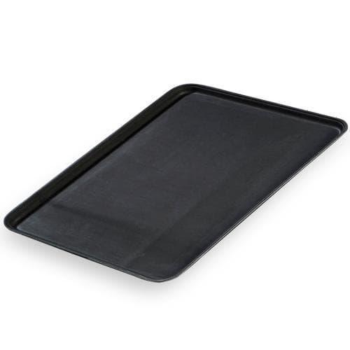 Поднос прорезиненный прямоугольный 46*36см черный MGSteel | 1418CTBl