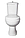 47301130402 Унитаз-компакт Дора горизонтальный выпуск белый У Стандарт, фото 3