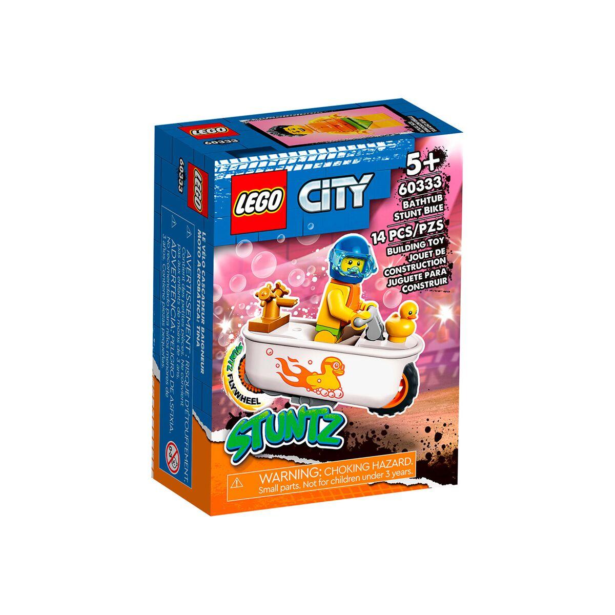 LEGO City 60333 Трюковой мотоцикл-ванна , конструктор ЛЕГО - фото 2 - id-p107287287