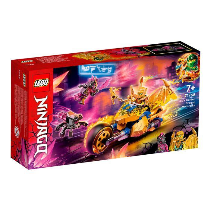 LEGO NINJAGO 71768 Мотоцикл Джея «Золотой дракон», конструктор ЛЕГО