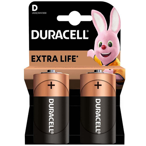 Батарейки щелочные Duracell Basic типа D/LR20/MN1300, 2шт (id 86368751)
