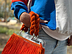 Женская сумка клатч с бахромой SALLY, оранжевый, фото 4