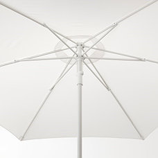 Зонт от солнца с опорой ХЁГЁН белый 270 см IKEA, ИКЕА, фото 2