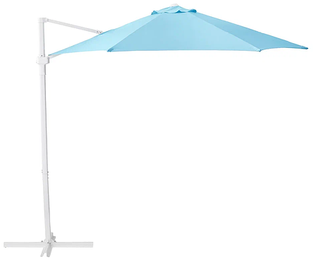Зонт от солнца ХЁГЁН голубой 270 см IKEA, ИКЕА, фото 2