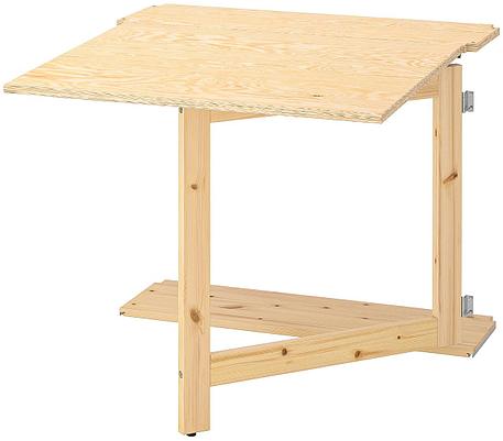Стол складной /стенной ИВАР сосна ИКЕА, IKEA, фото 2