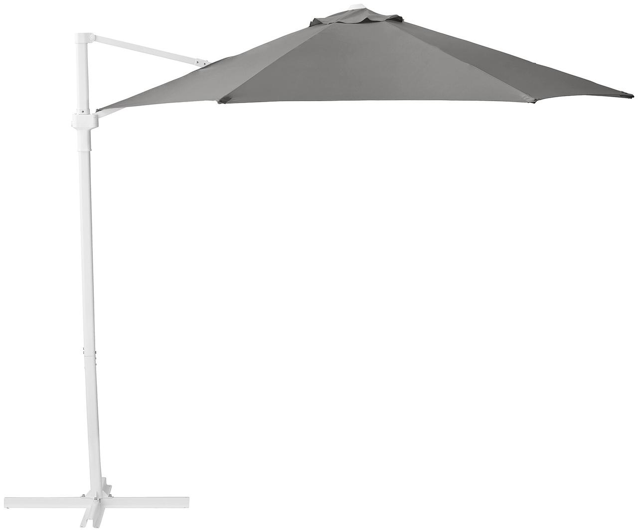 Зонт от солнца ХЁГЁН серый 258 см IKEA, ИКЕА