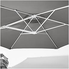 Зонт от солнца ХЁГЁН серый 258 см IKEA, ИКЕА, фото 2