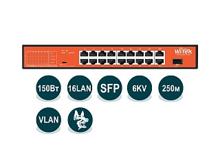 WI-PS518GH неуправляемый коммутатор