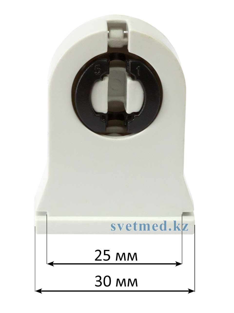 Патрон торцевой поворотный вставной для ламп G13 - фото 1 - id-p107290736