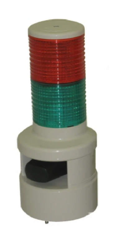 Светодиодный сигнальный маячок с усиленным звуковым сигналом SFL100B-024-RG