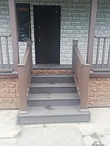 Опорный Столб заборный ДПК CM Railing 120х120х3000 мм, цвет WHITE WOOD (Белое дерево), фото 4