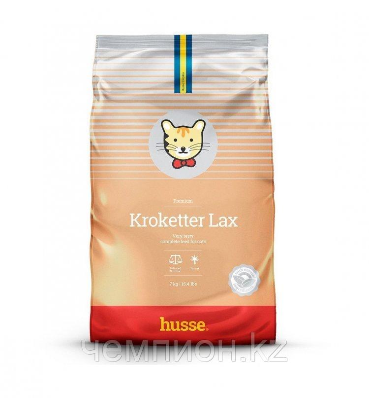 471649 HUSSE Kroketter Lax, сухой корм для кошек, уп.7кг