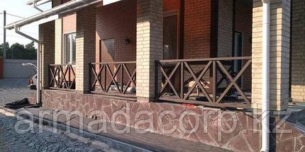 Поддерживающий Столб заборный ДПК CM Railing 90х90х3000 мм, цвет WHITE WOOD (Белое дерево), фото 4