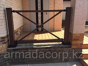 Поддерживающий Столб заборный ДПК CM Railing 90х90х3000 мм, цвет WHITE WOOD (Белое дерево), фото 5