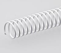 Пластиковые спирали для переплета Coil51L (25 мм/150) белые (50 шт в пач)