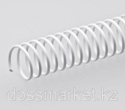 Пластиковые спирали для переплета Coil51L (8 мм/45) белые (100 шт в пач) - фото 1 - id-p106447075