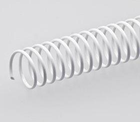 Пластиковые спирали для переплета Coil51L (22 мм/150) белые (50 шт в пач)
