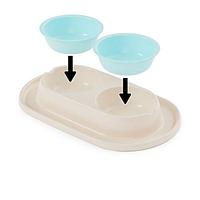 Миска для кошек ALTA Мур-Мяу (М8494) двойная на подставке 300мл