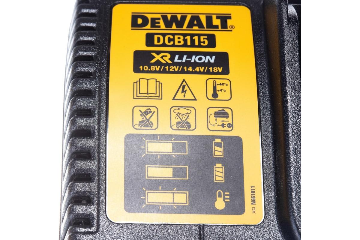 DeWalt, DCB115, Зарядное устройство XR 10.8/ 14.4/ 18В 4А - фото 5 - id-p106210789