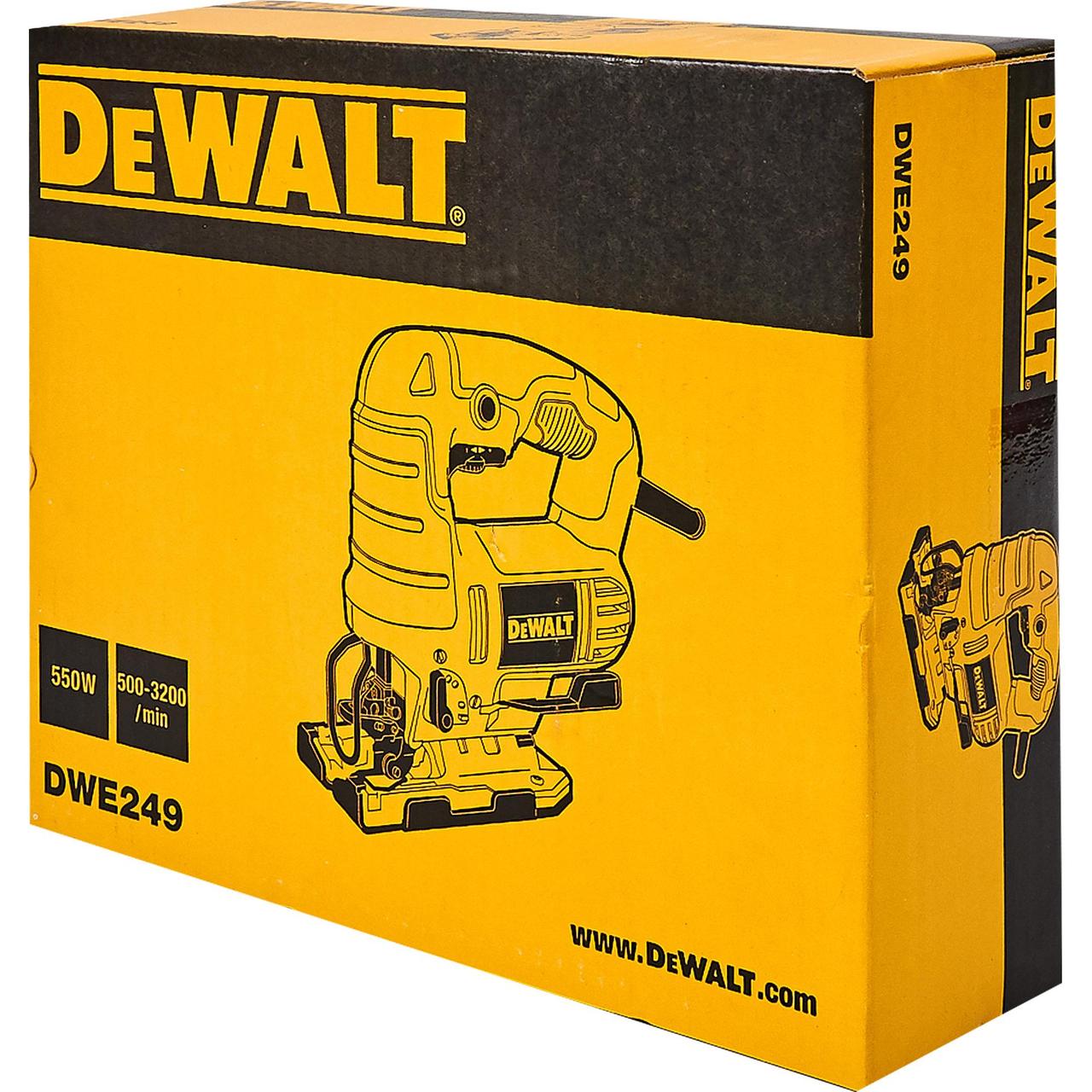 Лобзик электрический DeWALT DWE249 с D-образной рукояткой 550 Вт - фото 6 - id-p106211079