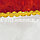 Платье детское казахское национальное с головным убором саукеле c золотыми орнаментами красное (размеры 36-42), фото 5