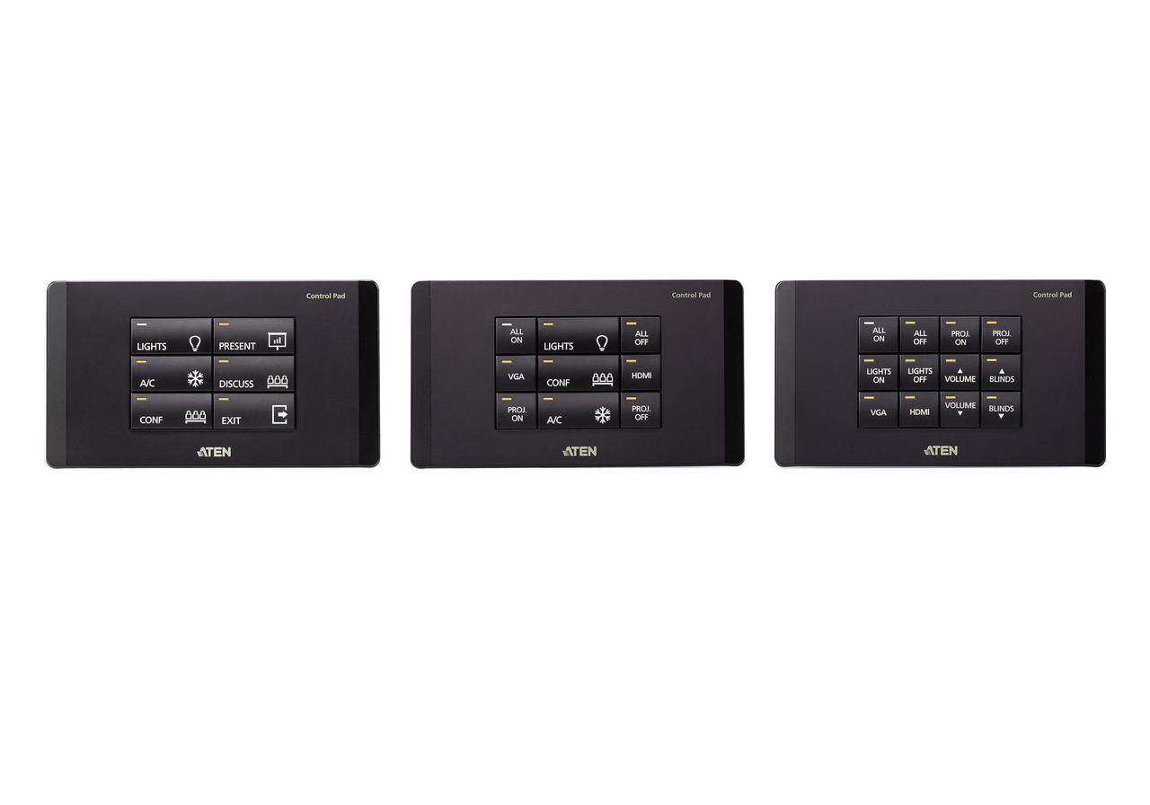 Система управления ATEN 12-кнопочный контроллер (стандарт EU, 2 Gang) VK0200 ATEN - фото 2 - id-p107300320