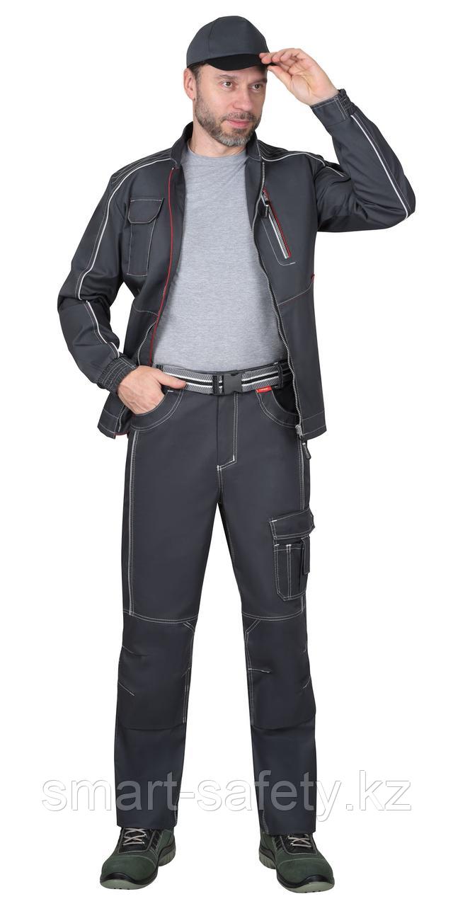 Костюм "АЛЕКС" куртка, брюки т.серый - фото 2 - id-p107300377