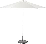 Зонт от солнца с опорой ХЁГЁН белый 270 см IKEA, ИКЕА