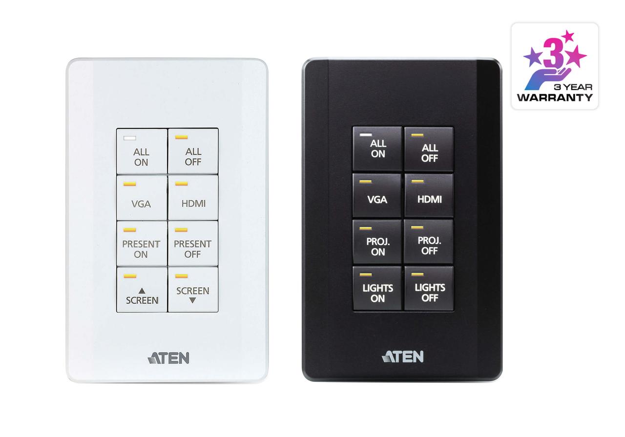 Система управления ATEN - 8-кнопочный блок управляющих клавиш (стандарт US, 1 Gang)  VK108US ATEN