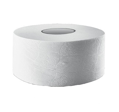 Туалетная бумага рулонная Карина Джамбо, 150 метров, 2-х слойная, белая 12шт/упак - фото 2 - id-p107304114