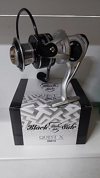 Катушка BLACK SIDE QUEST X 2500FD 5.2:1 5+1вв + шпуля серебро-черный 98925 Россия