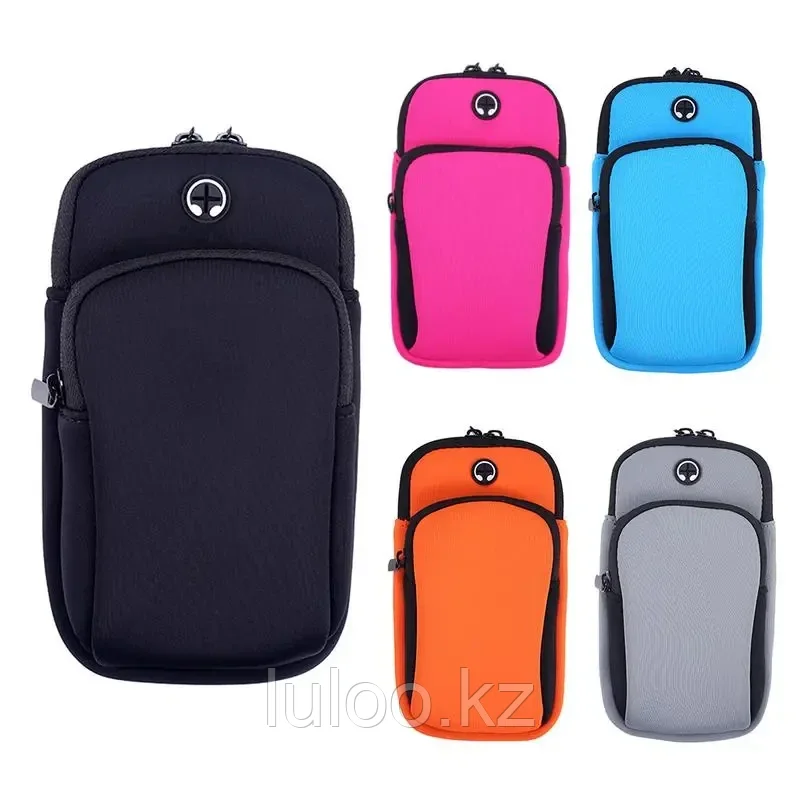 Спортивная сумка на руку или ногу. Для 4-6,6 дюймовых смартфонов iPhone, Samsung, Xiaomi.