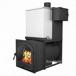 Печь для бани Емельяныч под обкладку, с дверцей 205 со стеклом, каменка справа/слева (Дионис) 8 - 24 м3