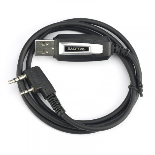 USB кабель для программирования раций Baofeng и Kenwood + CD диск