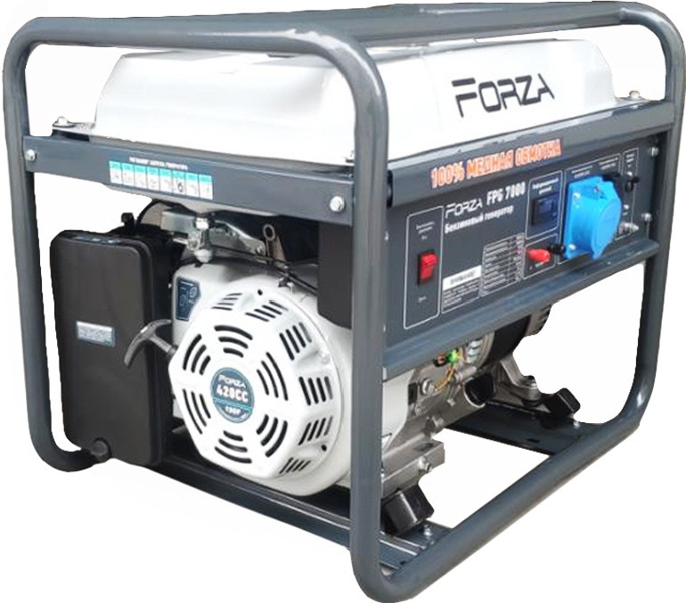 Генератор бензиновый FORZA FPG7000 - фото 2 - id-p107190752