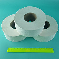 Туалетная бумага двухслойная 150 метров с втулкой 80 мм для диспенсеров Джамбо. BMJ-1150