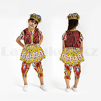 Өзбек ұлттық қызыл балалар костюмі ( лшемдері 28-30)