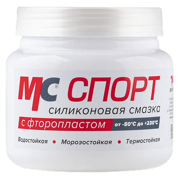 МС СПОРТ. Силиконовая  смазка с фторопластом 400 гр.