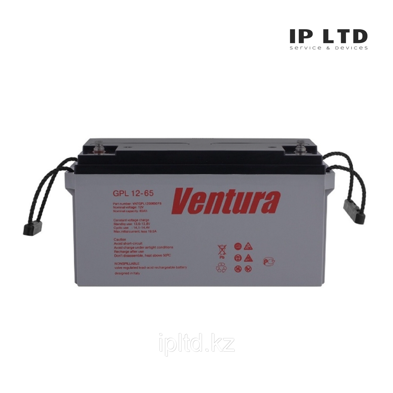 Аккумулятор AGM Ventura GPL 12-65 (12В, 65Ач) - фото 1 - id-p107316986