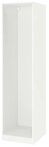 Гардероб ПАКС  белый 50x58x201 см ИКЕА, IKEA, фото 2
