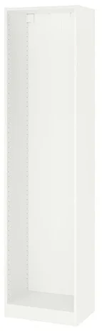 Гардероб ПАКС белый 50x35x201 см ИКЕА, IKEA, фото 2