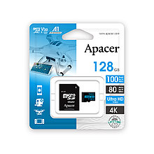 Карта памяти MicroSD   Apacer  AP128GMCSX10U7-R 128GB