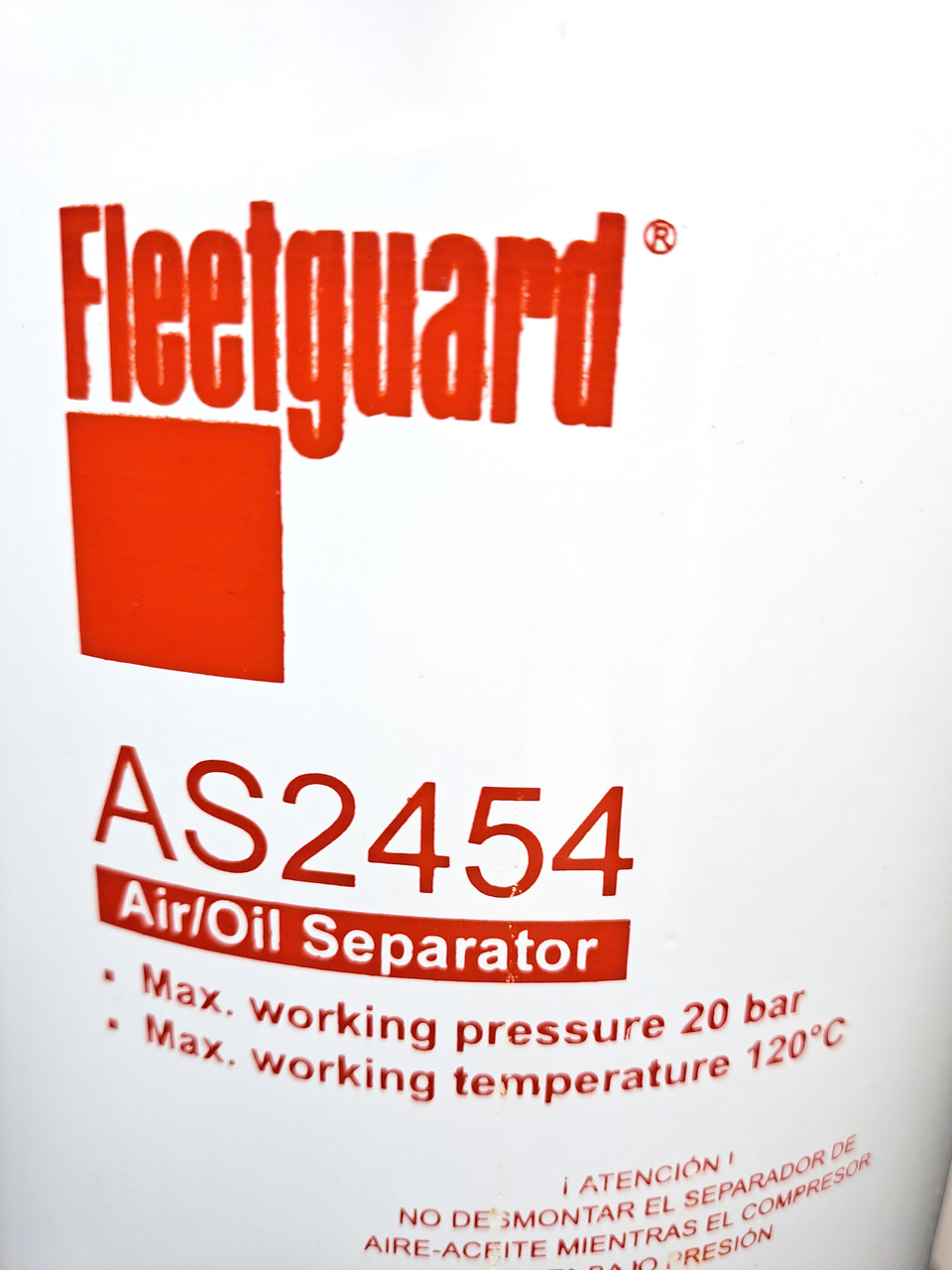 Воздушно-масляный сепаратор FLEETGUARD AS2454 - фото 3 - id-p93111358